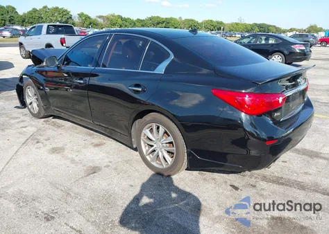 2015 Infiniti Q50 из США, поврежденный, VIN JN1BV7ARXFM423673